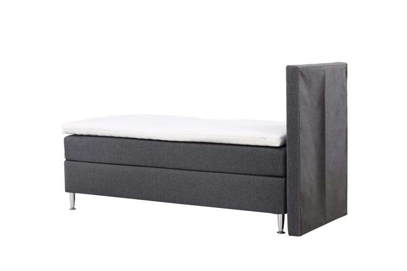 Toledo Sengepakke Kontinentalseng 90x200 cm - Mørk grå - Møbler - Senger - Komplett sengepakke