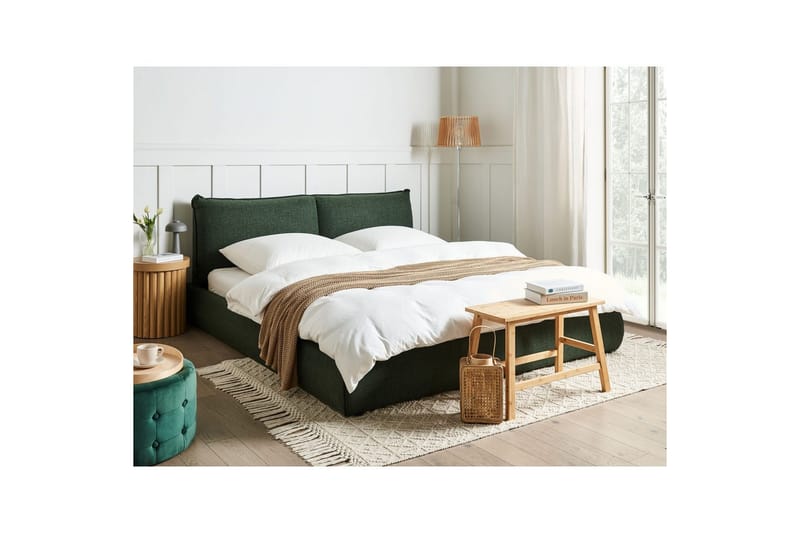 Vannmadrass Vinay - Mørkegrønn, 180x200 cm - Møbler - Senger - Vannsenger