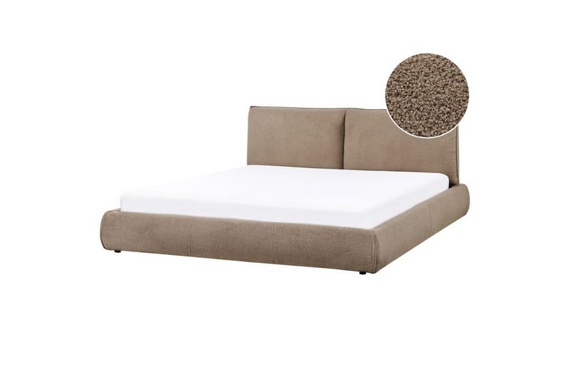 Vannmadrass Vinay - Taupe/Bouclé, 180x200 cm - Møbler - Senger - Vannsenger