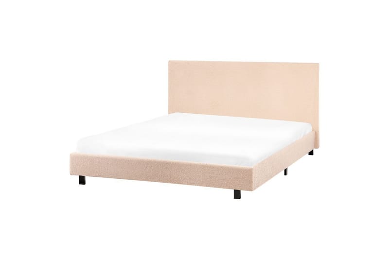 Vannseng Albi, Beige, svart/bouclé, 140x200 cm
