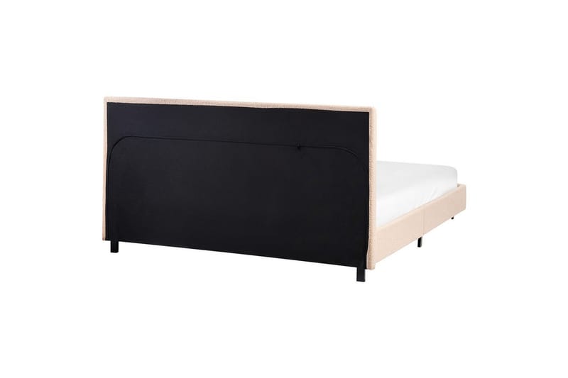 Vannseng Albi - Beige, svart/bouclé, 140x200 cm - Møbler - Senger - Vannsenger
