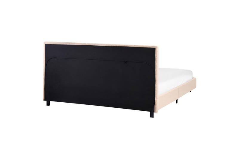 Vannseng Albi - Beige, svart/bouclé, 160x200 cm - Møbler - Senger - Vannsenger