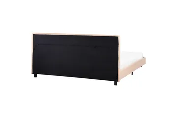 Vannseng Albi - Beige, svart/bouclé, 180x200 cm - Møbler - Senger - Vannsenger
