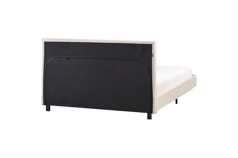 Vannseng Albi - Beige, svart/Polyester, 140x200 cm - Møbler - Senger - Vannsenger