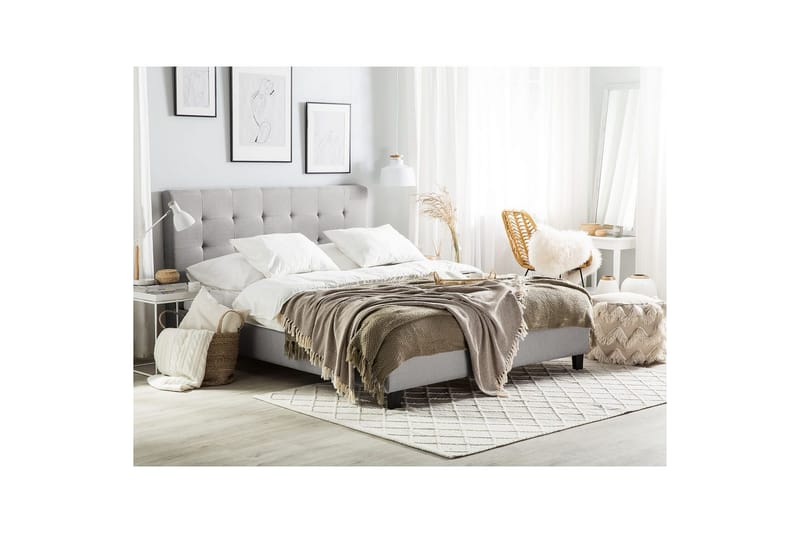 Vannseng La Rochelle - Lysegrå, 160x200 cm - Møbler - Senger - Vannsenger