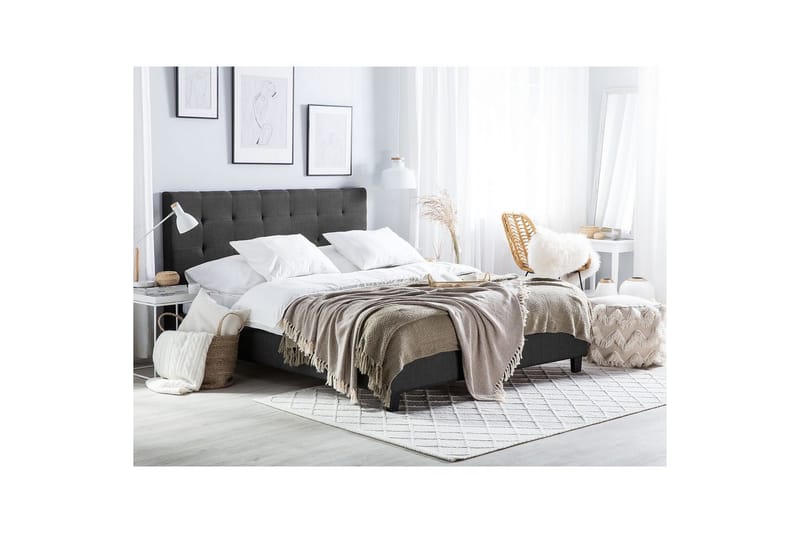 Vannseng La Rochelle - Mørkegrå, 180x200 cm - Møbler - Senger - Vannsenger