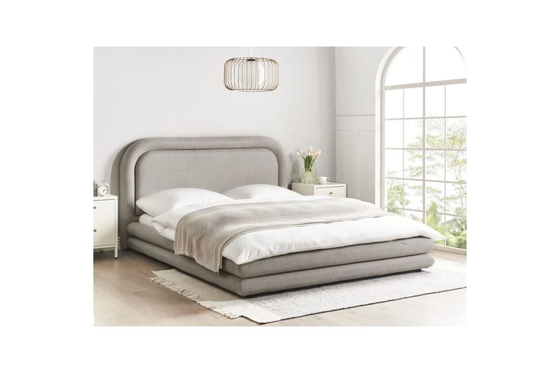 Vannseng Lavardens - Taupe, svart, 160x200 cm - Møbler - Senger - Vannsenger