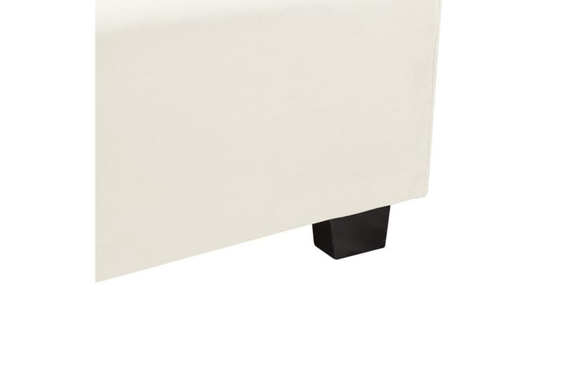 Vannseng Vincennes - Hvit, Svart, 140x200 cm - Møbler - Senger - Vannsenger