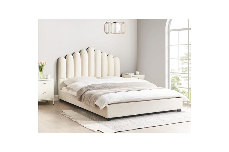 Vannseng Vincennes - Hvit, Svart, 160x200 cm - Møbler - Senger - Vannsenger