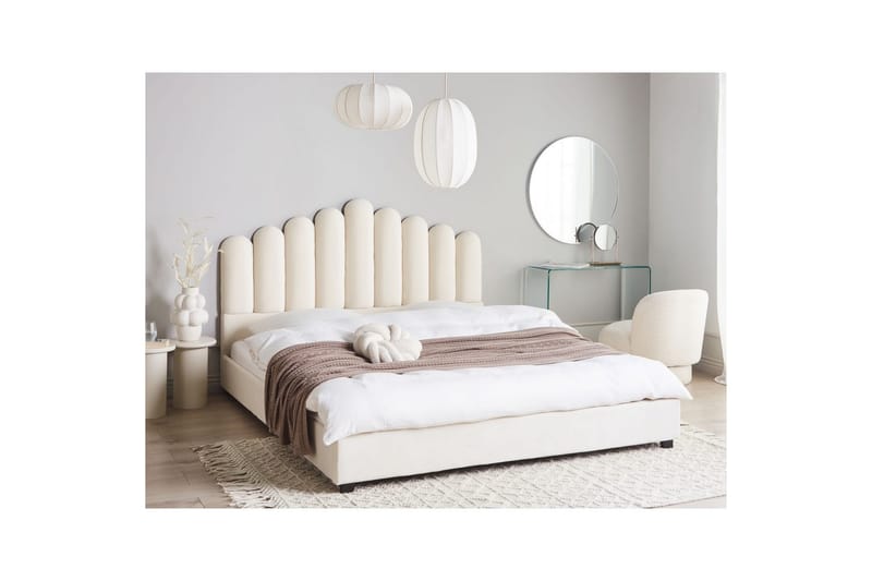 Vannseng Vincennes - Hvit, Svart, 180x200 cm - Møbler - Senger - Vannsenger