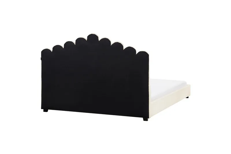 Vannseng Vincennes - Hvit, Svart, 180x200 cm - Møbler - Senger - Vannsenger