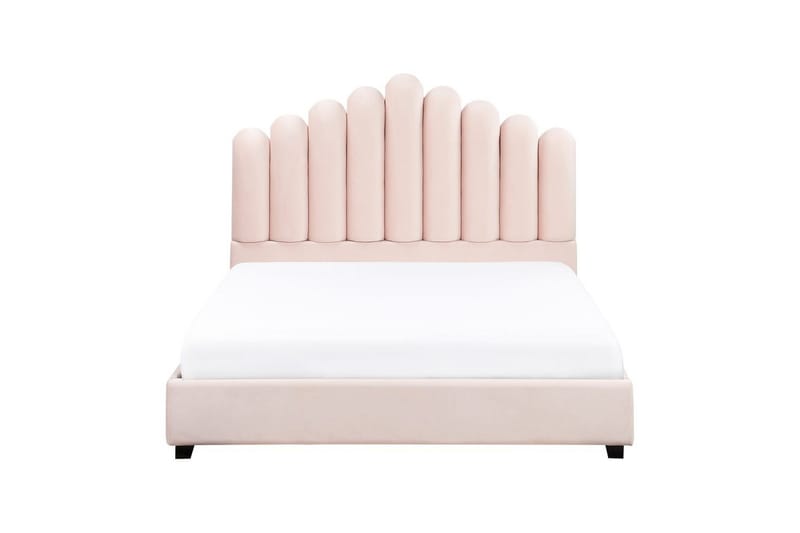 Vannseng Vincennes - Rosa, Svart, 140x200 cm - Møbler - Senger - Vannsenger