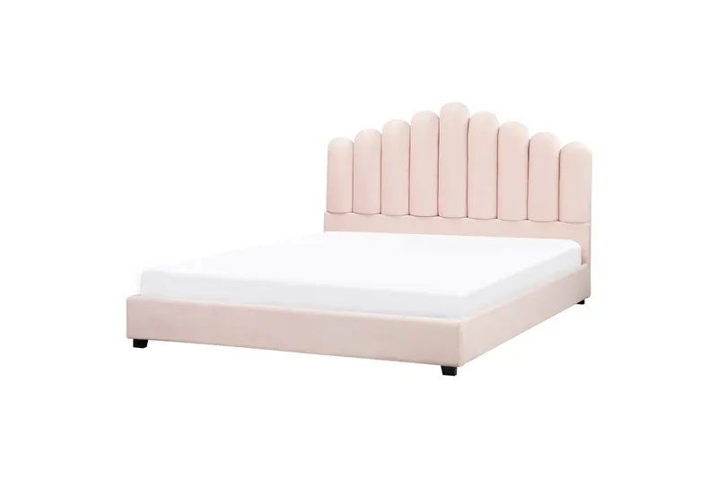 Vannseng Vincennes - Rosa, Svart, 180x200 cm - Møbler - Senger - Vannsenger