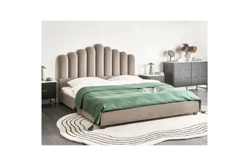 Vannseng Vincennes - Taupe, svart, 180x200 cm - Møbler - Senger - Vannsenger