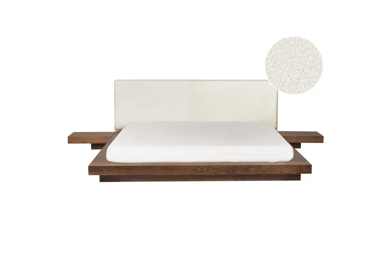 Vannseng Zen, Brun, Hvit, 180x200 cm