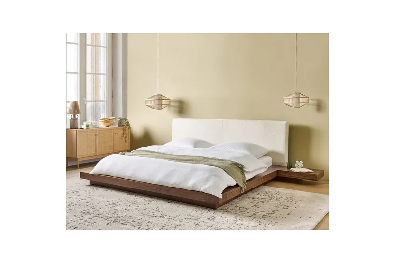 Vannseng Zen - Brun, Hvit, 180x200 cm - Møbler - Senger - Familieseng