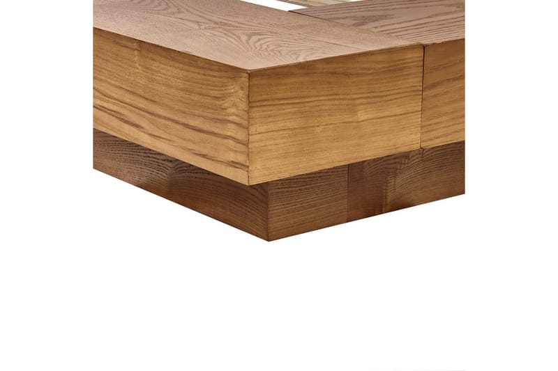 Vannseng Zen - Lyst tre, hvit, 160x200 cm - Møbler - Senger - Familieseng