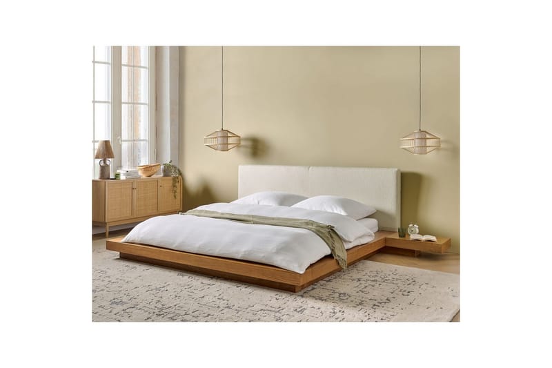 Vannseng Zen - Naturlig, hvit, 180x200 cm - Møbler - Senger - Familieseng