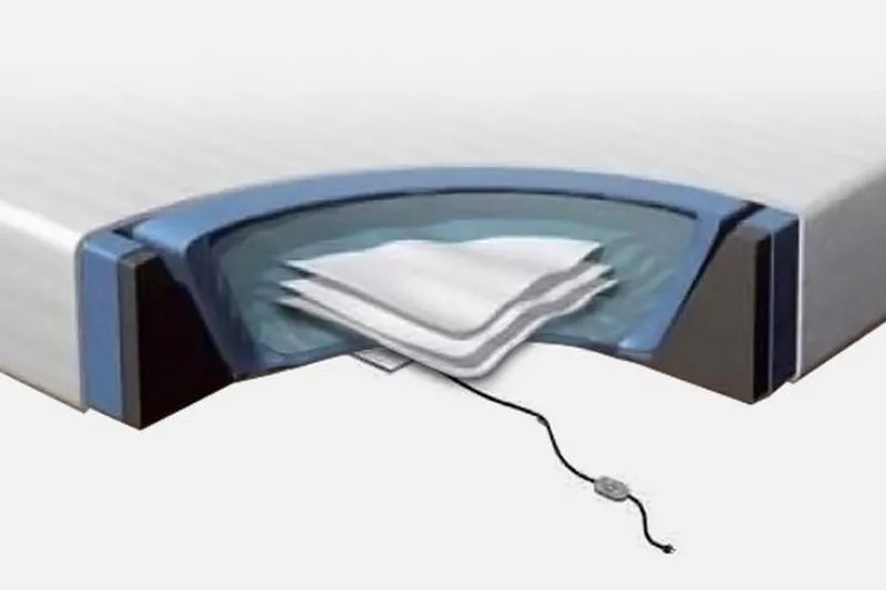 Jasmine Vannseng 180 | 200 cm - Hvit - Møbler - Senger - Vannsenger