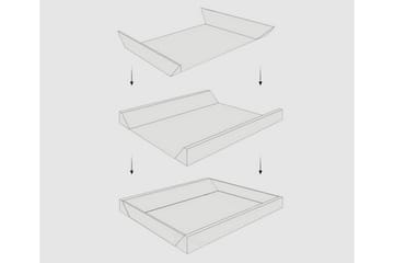 Wave Skumram Til Vannseng 140|200 Cm - Searchlight - Møbler - Senger - Vannsenger