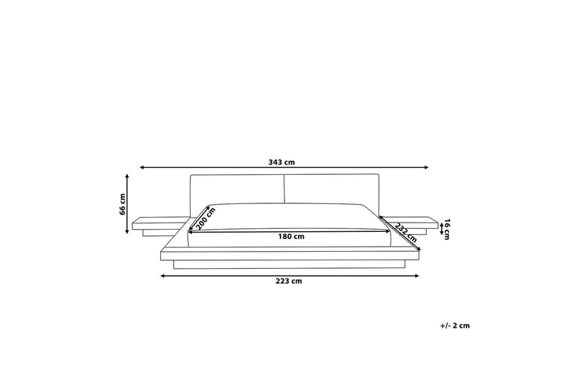 Zen Vannseng 180 | 200 cm - Tre / Natur - Vannsenger - Familieseng