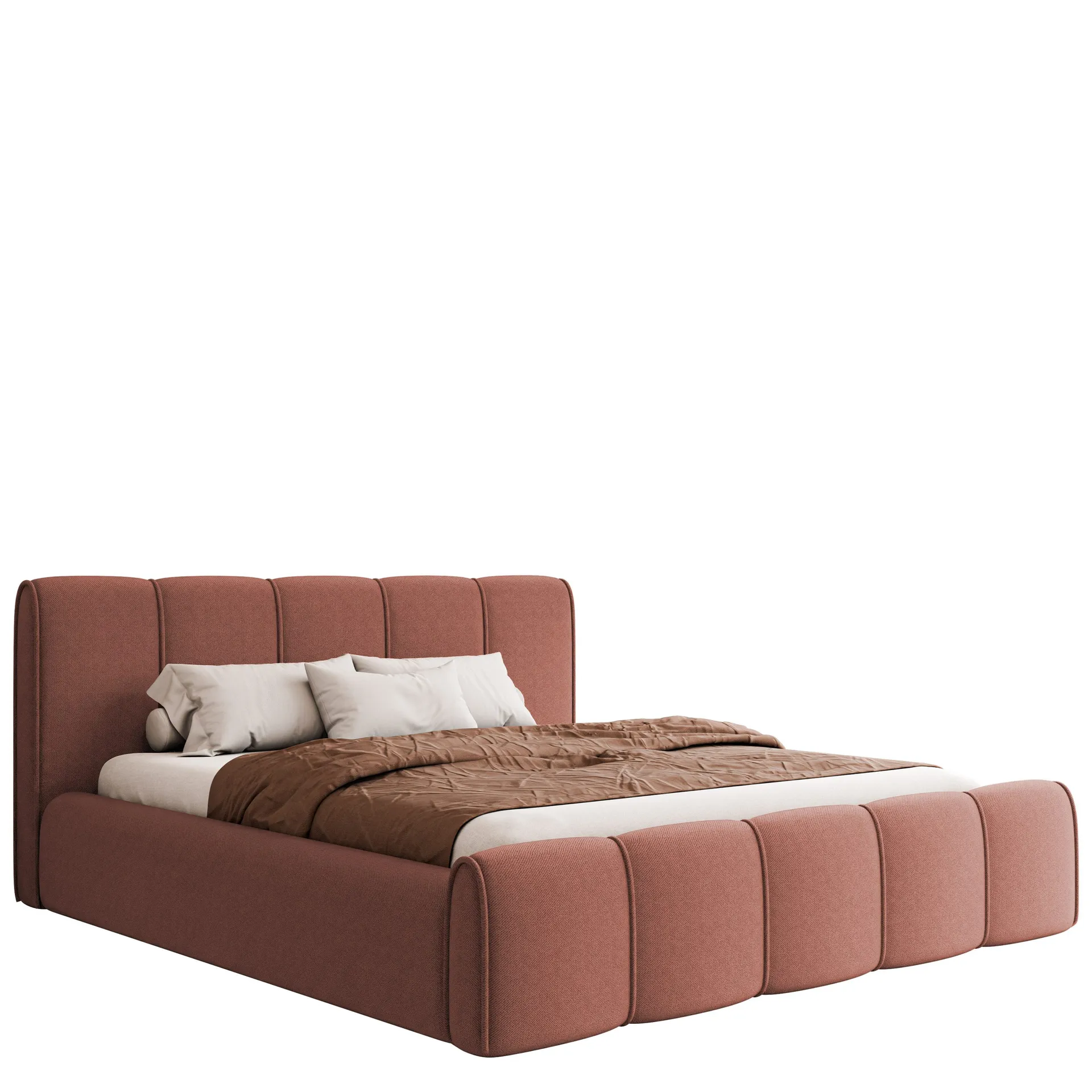 Varlinor Sengeramme 120x200 cm med Oppbevaring - Rosa