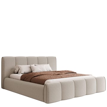 Varlinor Sengeramme 140x200 cm med Oppbevaring - Beige - Møbler - Senger - Sengeramme & sengestamme