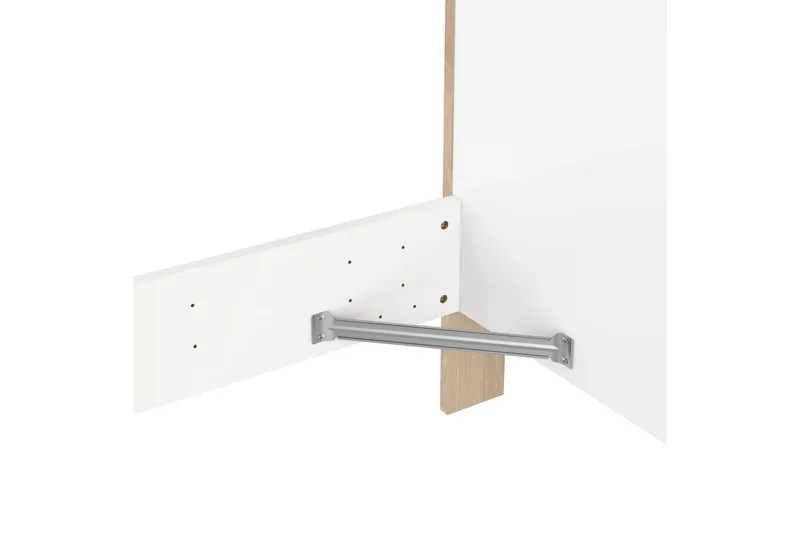 Varun Sengeramme 140x200 cm - Hvit/Natur - Møbler - Senger - Sengeramme & sengestamme