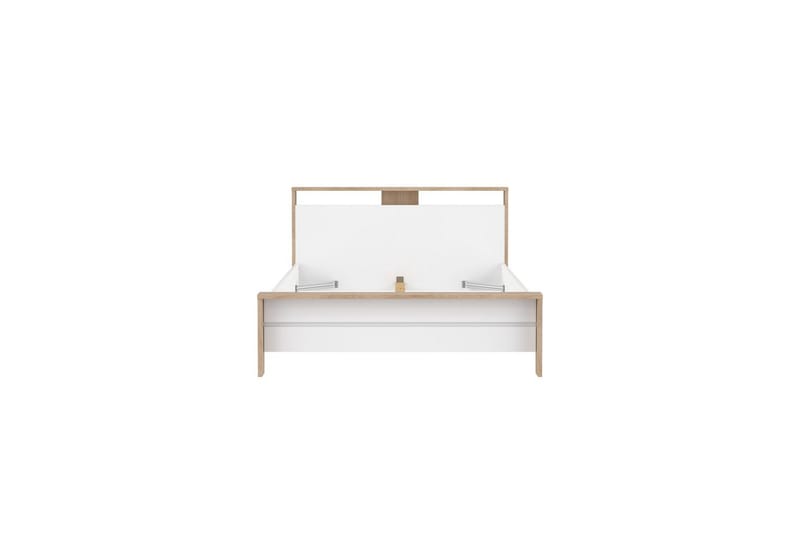 Varun Sengeramme 140x200 cm - Hvit/Natur - Møbler - Senger - Sengeramme & sengestamme