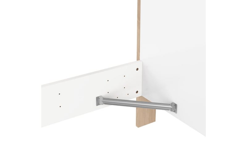 Varun Sengeramme 140x200 cm - Hvit/Natur - Møbler - Senger - Sengeramme & sengestamme