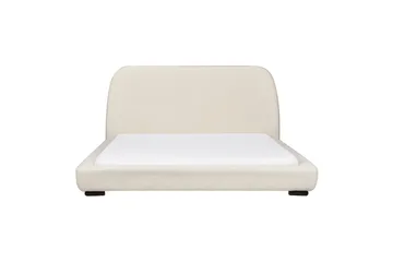 Vattensäng Beliani Roisel Bouclé, 160x200 cm Beige||Black 160x200 VALUE_MISSING_4 - Møbler - Senger - Vannsenger