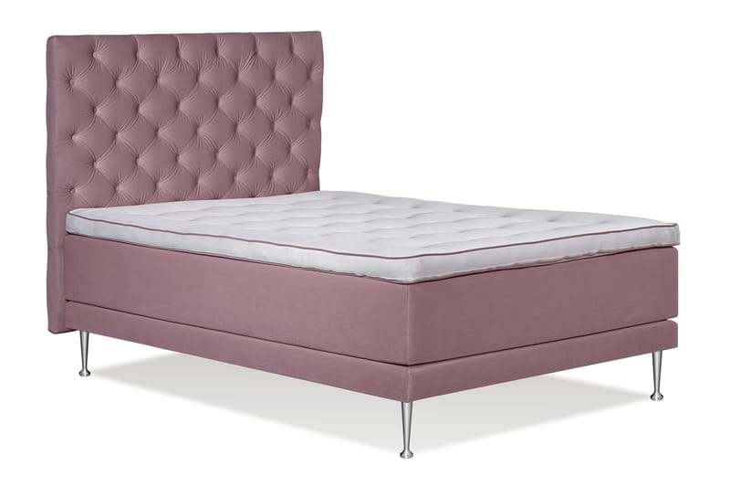 Victoria Komplett Sengepakke 140x200 - Cerise - Møbler - Senger - Komplett sengepakke