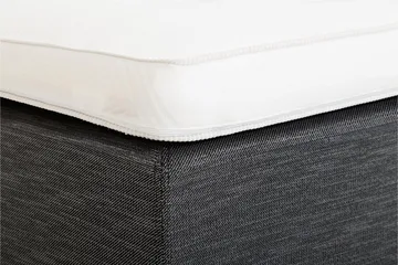 Viken Bas Rammeseng 80X200Cm - Grå, Konisk Eikeben - Møbler - Senger - Enkeltsenger