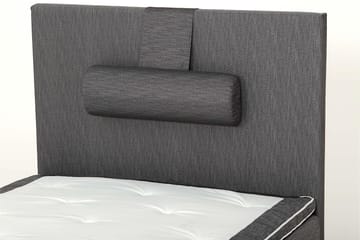 Viken Sengepakke – Ramseng 120x200 cm med Sengegavl + Overmadrass med Fasthetsgrad Fast - Grå - Møbler - Senger - Enkeltsenger