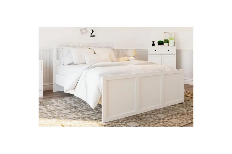 Vyric Sengeramme - Matt Hvit - Møbler - Senger - Sengeramme & sengestamme