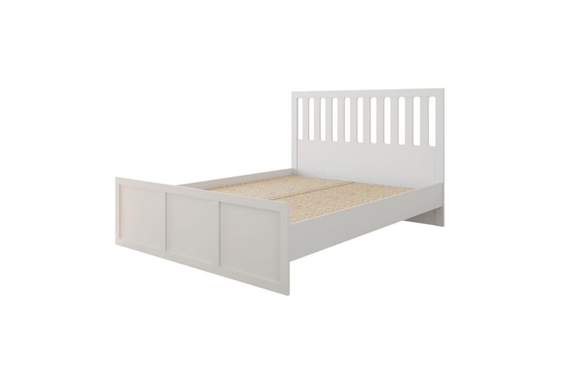 Vyric Sengeramme, Matt Hvit