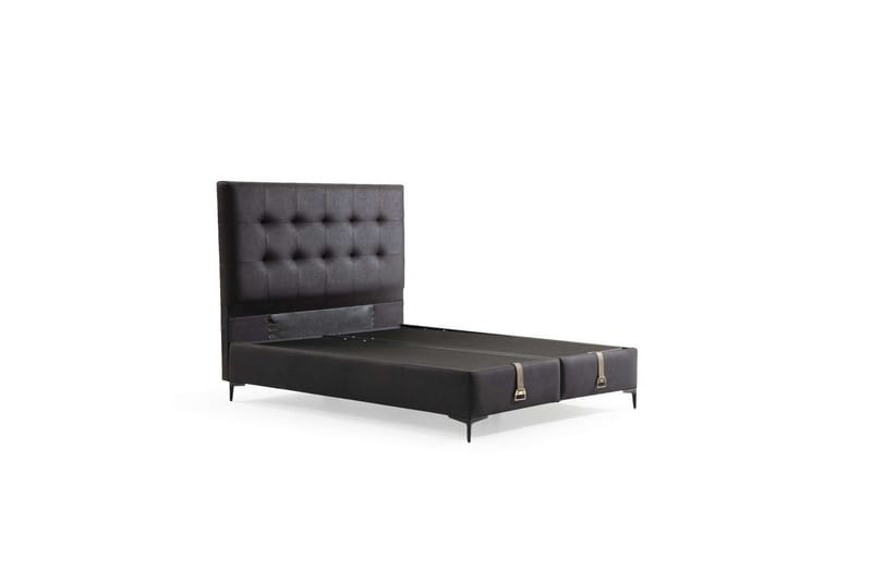 Yonel Komplett Sengepakke 120x200 cm - Svart - Møbler - Senger - Komplett sengepakke