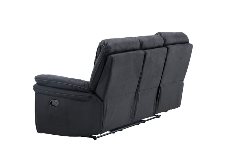 Saranda Reclinersofa - Svart - Møbler - Sofaer - Reclinersofaer - 3 seters kinosofa & reclinersofa