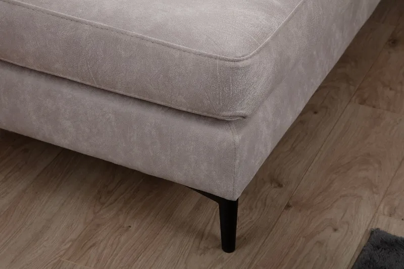 Svanabyn Sofa m. Divan og Sjeselong 4-seter - Beige - Møbler - Sofaer - U-sofa