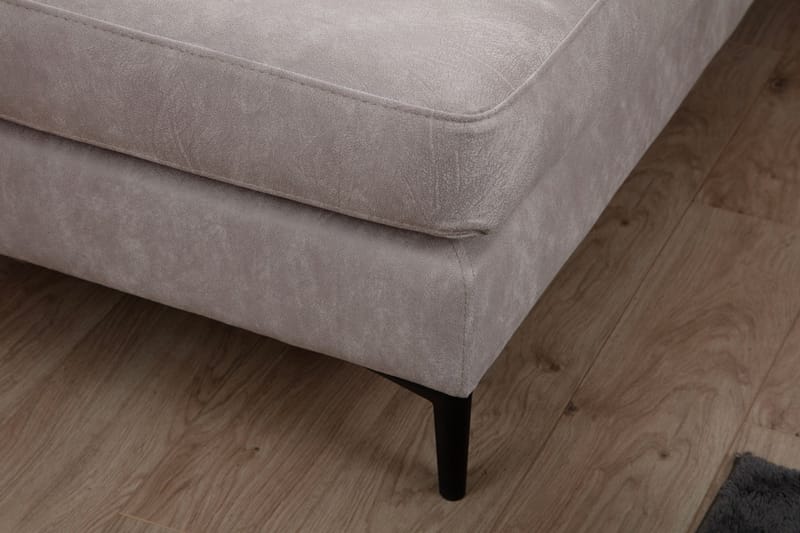 Svanabyn Sofa m. Divan og Sjeselong 4-seter - Beige - Møbler - Sofaer - U-sofa