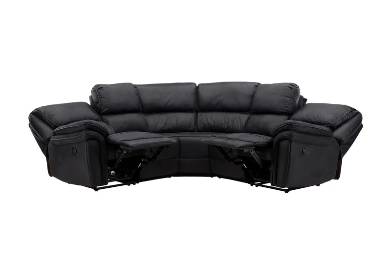 Saranda Reclinersofa - Svart - Møbler - Sofaer - Hjørnesofa