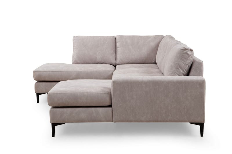 Svanabyn Sofa m. Divan og Sjeselong 4-seter - Beige - Møbler - Sofaer - U-sofa