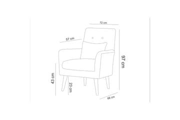 Hunterville Sofagruppe - Mørkegrå - Møbler - Sofaer - Sofagrupper