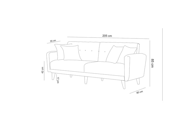 Hunterville Sofa sett - Beige - Møbler - Sofaer - Sofagrupper