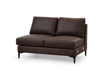 Svanabyn Sofa m. Divan og Sjeselong 4-seter - Mørkebrun - Møbler - Sofaer - U-sofa