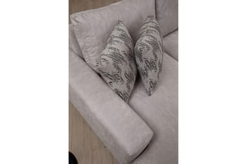 Svanabyn Sofa m. Divan og Sjeselong 4-seter - Beige - Møbler - Sofaer - U-sofa