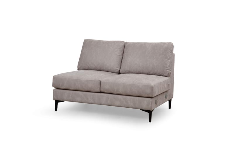 Svanabyn Sofa m. Divan og Sjeselong 4-seter - Beige - Møbler - Sofaer - U-sofa