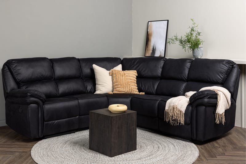 Saranda Reclinersofa - Svart - Møbler - Sofaer - Reclinersofaer - 4 seters kinosofa & reclinersofa
