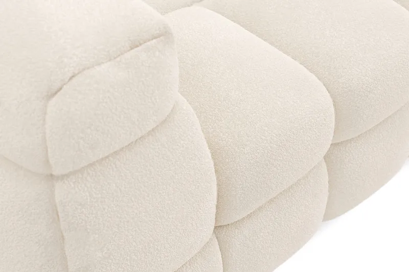 Elise 3-seters Sofa - Beige Teddy - Møbler - Sofaer - Sofa 3 seter