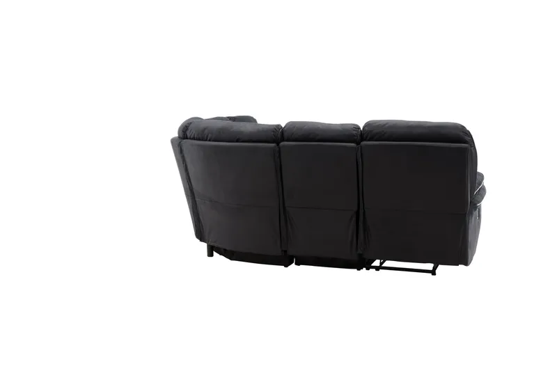 Saranda Reclinersofa - Svart - Møbler - Sofaer - Hjørnesofa